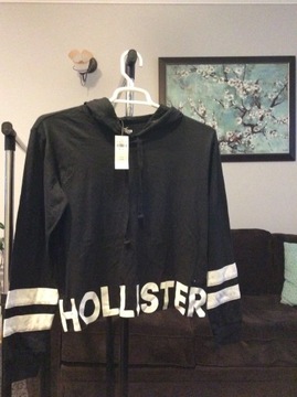 Bluzka damska Hollister L, czarna