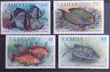 SAMOA** - Mi 746-749 - ryby - kat. 6,50€.