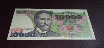 Banknot PRL 10000 zł rok 1988 Seria 