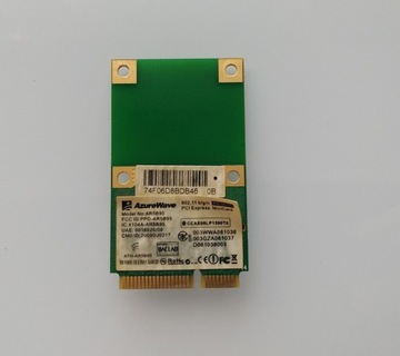 Karta WiFi PCI Express MiniCard AzureWave AR5B95