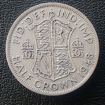 A100 Wielka Brytania Anglia Half Crown 1948