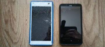 2 smartfony Lumia plus HTC.