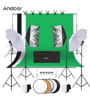 Andoer zestaw fotograficzny, studio fotograficzne