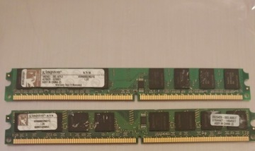 RAM DDR2 2 x 1 GB 800 Mhz KINGSTON