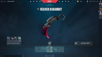 KONTO VALORANT 20 SKINY | KARAMBIT REAVER | EU