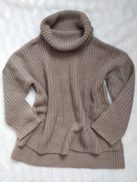 Cropp sweter z luźnym golfem 36 S