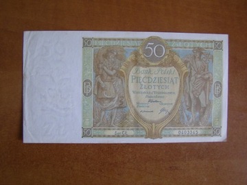 50 złotych 1929 rok