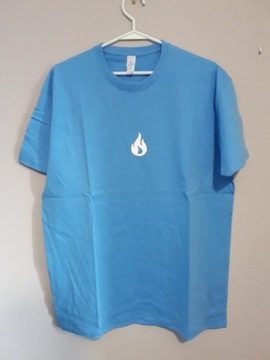 Jasnoniebieska koszulka basic - Flame Avenue