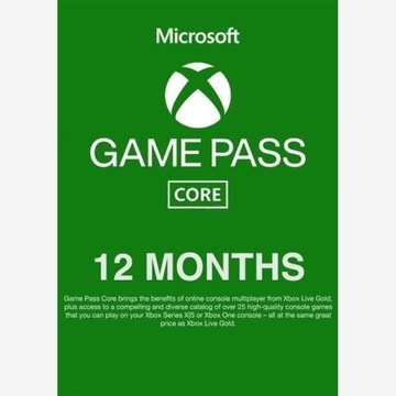 Xbox Game Pass ULTIMATE 12 MIESIĘCY KLUCZ
