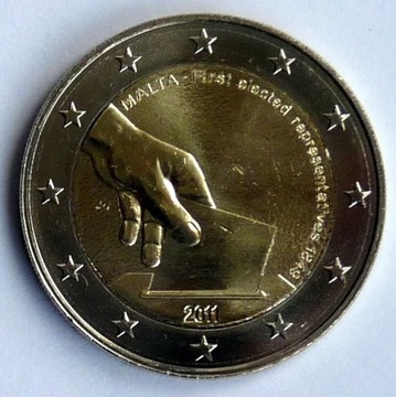 MALTA  2011 2 EURO   UNC  !!!!!!!