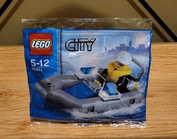 Lego City 30011 Policyjna Motorówka klocki