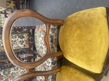 2 krzesła z XIX wieku
