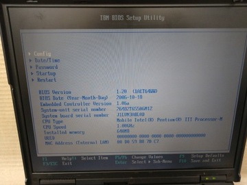 Laptop IBM T23 Pentium HDD RAM Zasilacz Komplet