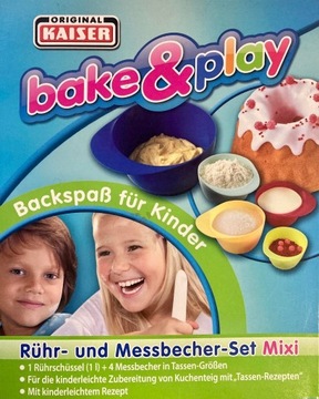 Kaiser Bake&play zestaw miseczek do peczenia 