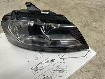 Reflektor lampa AUDI A3 prawa lift 1EJ 009 648-02