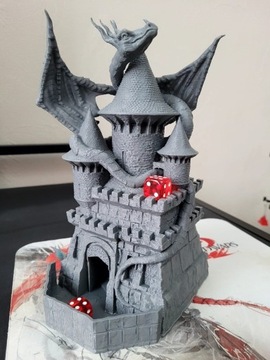 Dice Tower Wieża do kości Strażnik wieży Smok RPG 