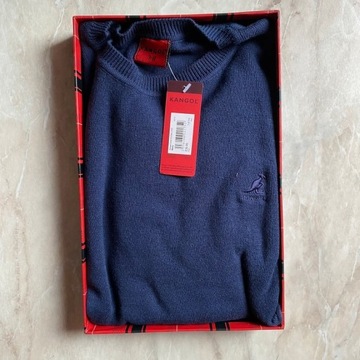 Nowy Kangol Sweter Chłopięcy 100% Bawełna 7-8 Lat