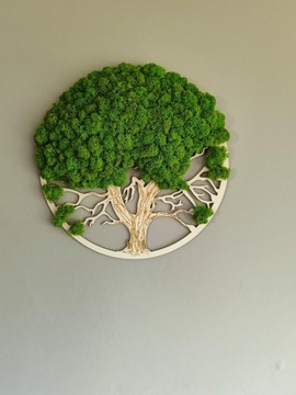 Drzewko mech. Obraz drzewo 40 cm na ścianę prezent