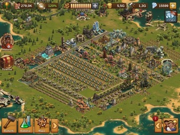 Konto Forge of Empires-Świat B+farmy,16k diamentow