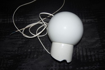 lampa PRL ceramiczna porcelanowa