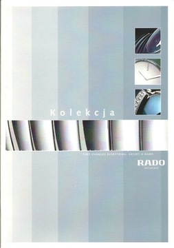 Katalog zegarki Rado 2001 30 stron