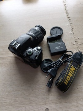 Nikon D40X Lustrzanka 10.1MP Obiektyw 18-55 Sprawna 