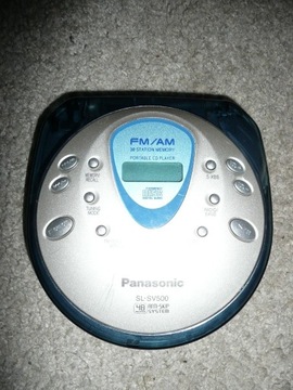 Discman Panasonic SL-SV500 Portable CD Player w/ AM/FM Radio