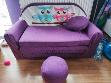 Sofa dziecięca piankowa duża rozkładana 70x160