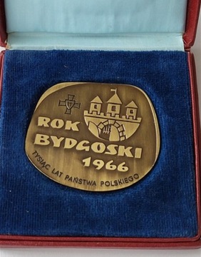 Medal Rok Bydgoski 1966 Etui