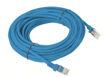 Lanberg kabel sieciowy Niebieski 10 m Cat5e U/UTP