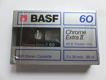 Kaseta magnetofonowa Basf Chrome Extra II 60