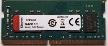 Pamięć RAM DDR4 Kingston KCP424SS8 8GB