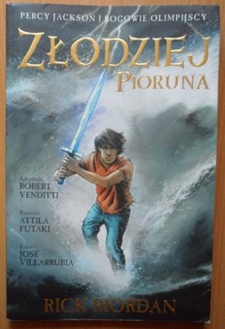 Złodziej Pioruna Rick Riordan Komiks