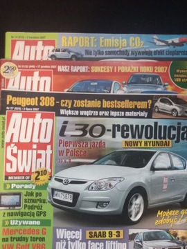 Auto Świat Gazety 2007 (3 sztuki)