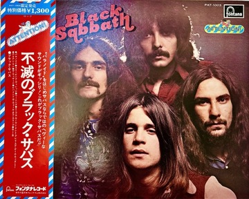 BLACK SABBATH ATTENTION! JAPAN OBI NM/EX+/EX1975  JAPANDOITBETTER