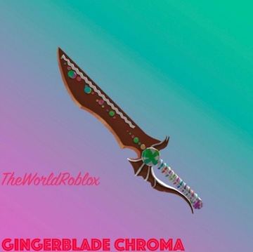 Roblox Murder Mystery 2 Gingerblade Chroma