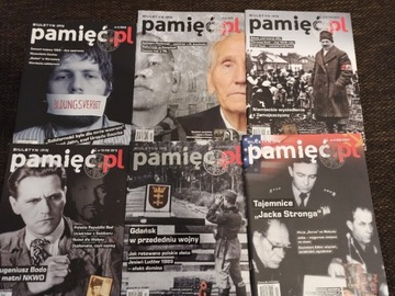 Biuletyn IPN "pamięć.pl" - zestaw 6 czasopism