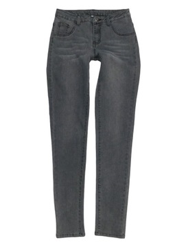 VILA SZARE JEANSY SKINNY JEGGINGSY 38