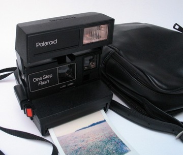 Polaroid ONE STEP FLASH na film 600 torba SPRAWNY