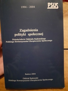 Zagadnienia polityki społecznej 