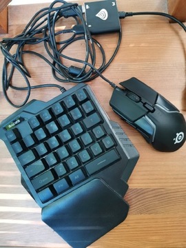 Adapter, mysz i klawiatura do konsoli 