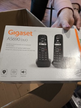 Gigaset AS690 Duo Nowy Komplet