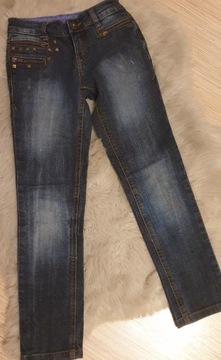 Spodnie jeansowe 134/8-9 lat