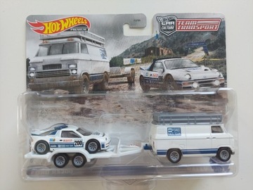 HOT WHEELS TEAM TRANSPORT FORD RS 200 PREMIUM