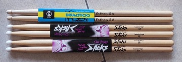 Pałki Drumstick i On-Stage Sticks Trzy kpl. NOWE