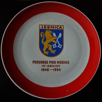 talerzyk podokręg piłki nożnej Legnica 1966