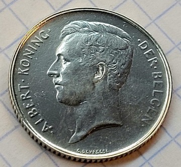 1912 Belgia srebrny 1 frank