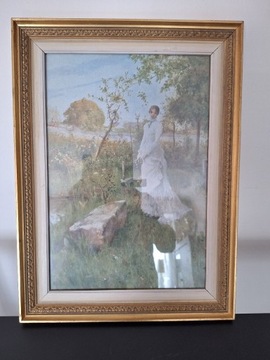 Obrazek Dama w białej sukni 