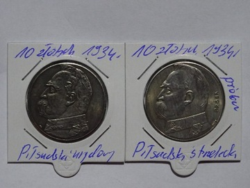 10zł.1934 Piłsudski monety kolekcjonerskie