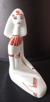 Figurka porcelanowa egipcjanka bogucice sygnatura